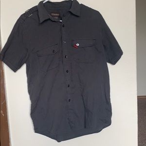 No boundaries men’s button down shirt